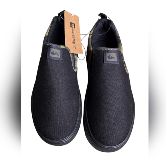 New Quiksilver Black Slip-On Shoes - Picture 2 of 6
